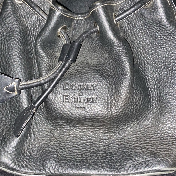 Dooney & Bourke Black Drawstring purse - Picture 2 of 8